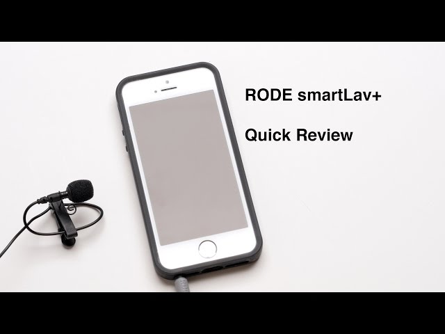 Video: Rode smartLav quick review - Newsshooter
