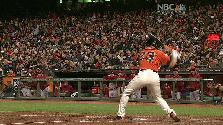 ARI@SF: Francoeur doubles for first hit with Giants