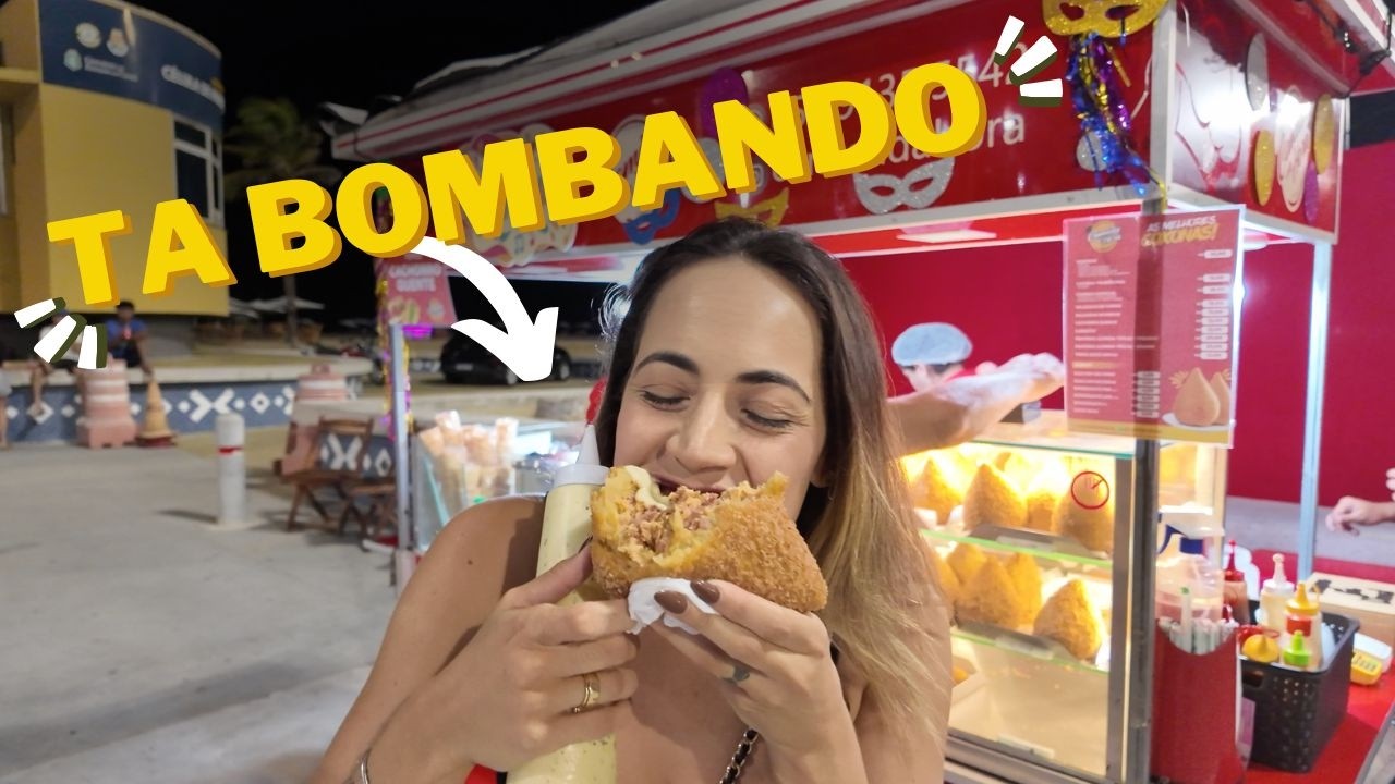 As COMIDAS DE RUA que estão dando o que falar na PRAIA DE IRACEMA 🌴🌮