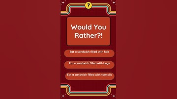 Would You Rather? 🤪 Fun, Crazy & Hilarious Choices Game | Interactive Quiz Shorts