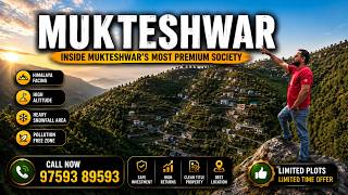 Inside Mukteshwar’s Most Premium Society 🔥 Himalaya View Plots, Villas & Rare Land Deals -Must Watch
