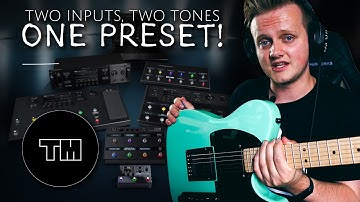 Two Inputs, Two Tones, One Preset! Line 6 Helix/HX Stomp Tutorial | Tim Murray