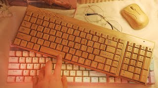 ASMR 사각거리는 예쁜 키보드 소리들 [KEYBOARD ASMR] 집중력 향상