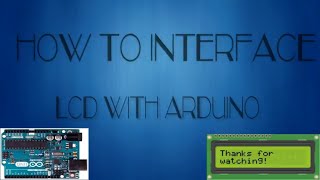 Arduino Lcd Tutorial With Programming Of Scrolling Ext