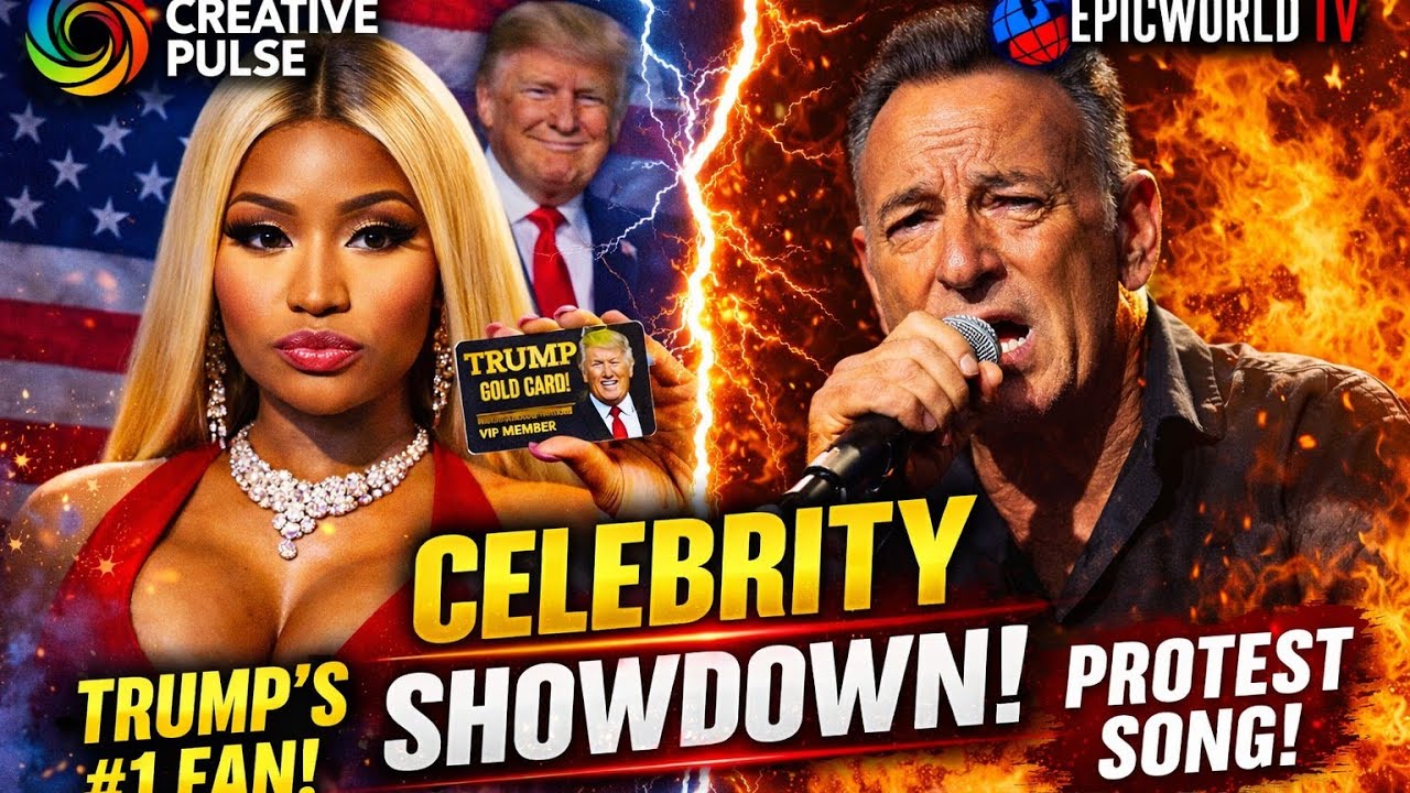 Celebrity War: Nicki Minaj vs Bruce Springsteen Over Trump