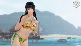 DOAX3 Scarlet - Nyotengu Pineapple Special: full relax gravures, pole dance & more