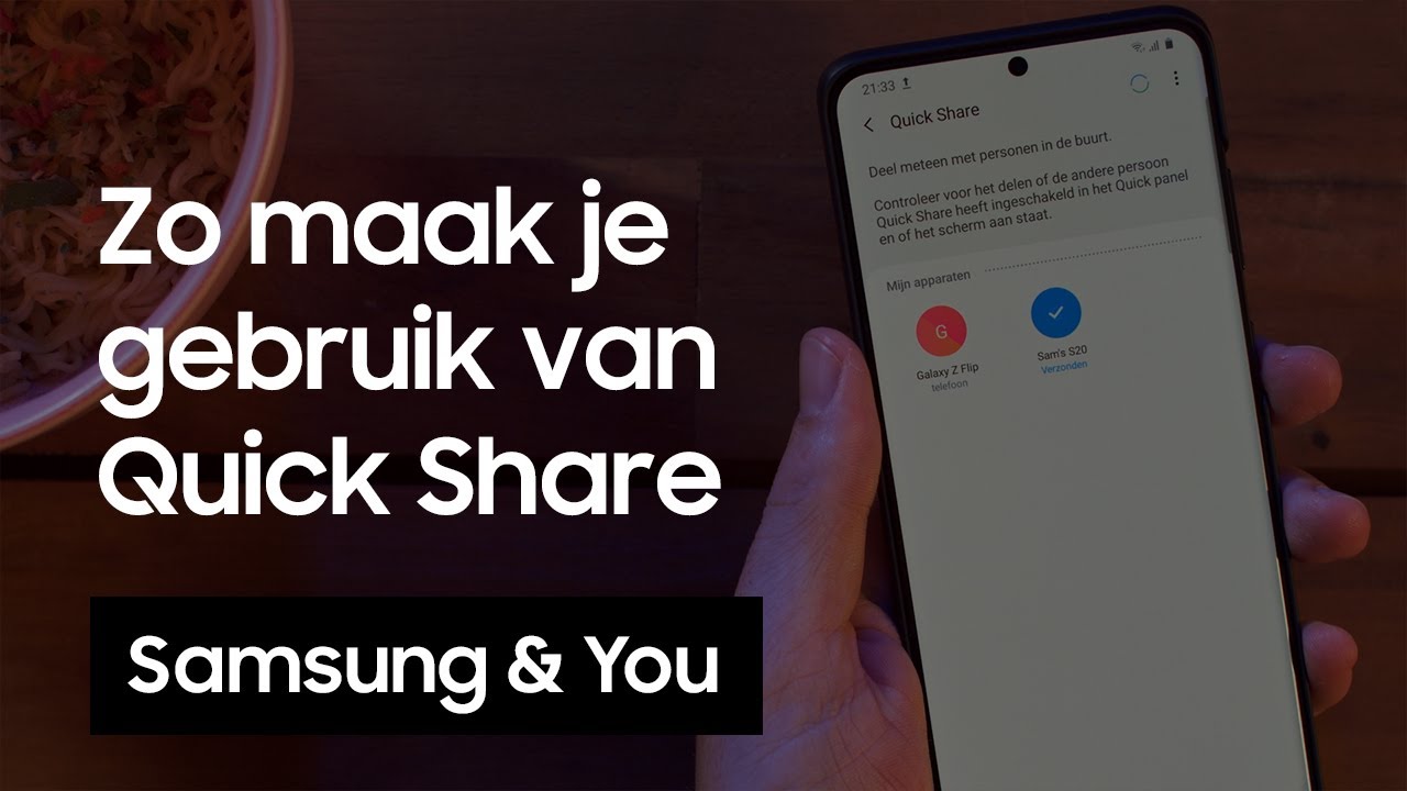 Quick Share: Hoe gebruik je Quick Share? - YouTube