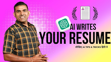 How to Create a Professional Resume Using ChatGPT in Minute | Raj Singh Microsoft Certified Trainer