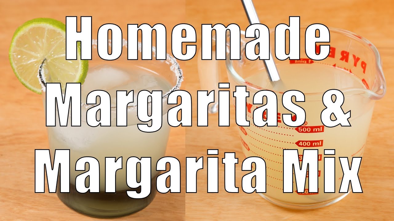 Homemade Margaritas & Margarita Mix (Home Cooking 101) DiTuro