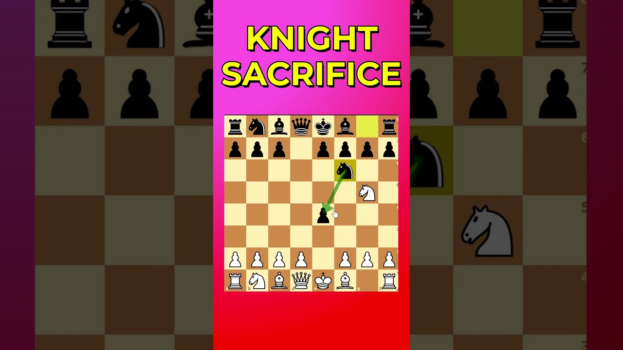 Sacrifice the Knight to Win in just 12 moves