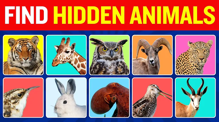 🔍 Can You Find All the Hidden Animals? 🧐🐾 | Animal Quiz