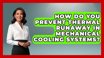 How Do You Prevent Thermal Runaway In Mechanical Cooling Systems? - Mechanical Engineering Explained