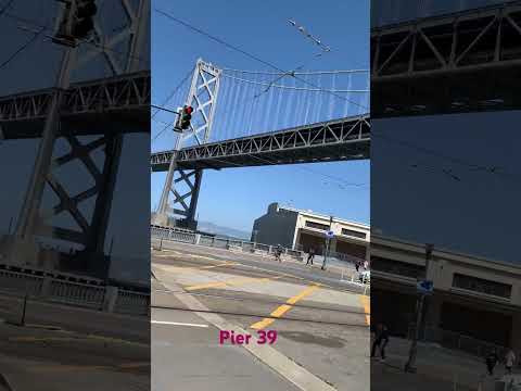 Видео: Бряг на Сан Франциско: Бей Бридж до кей 39