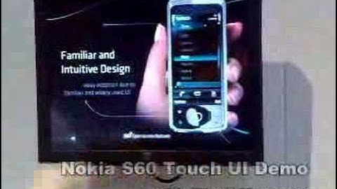 S60 Touch UI Demo