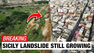 1 MINUTE AGO: Sicily’s Landslide Keeps EXPANDING — Could the Town Be CUT OFF Next?