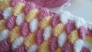 MİDYE ÖRGÜ MODELİ crochet Easy knitting