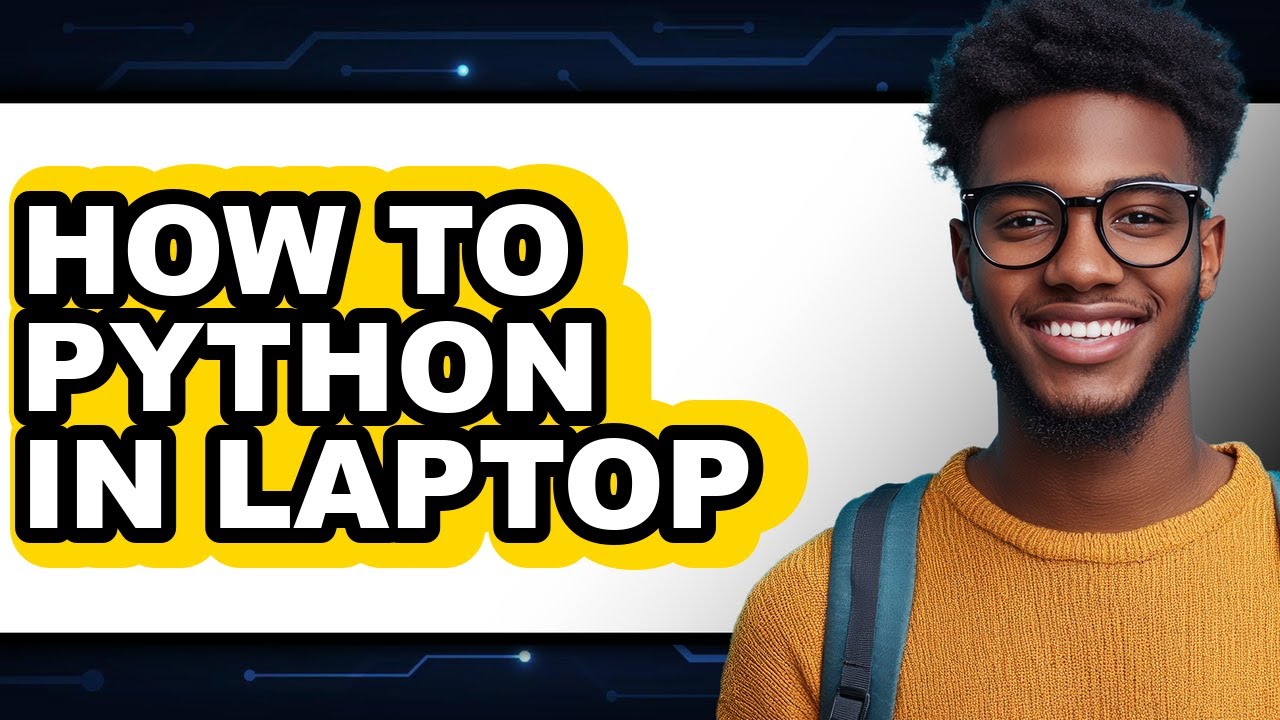 How to Python in Laptop (only Way) - YouTube