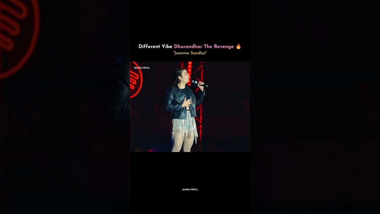 Jaiye Sajana Song By Dhurandhar The Revenge | Jasmine Sandlas Live performance #shorts #dhurandhar2