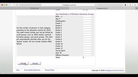Statistical Report Online Demonstration