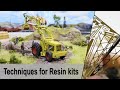 Paint and assembly techniques for Resin kits