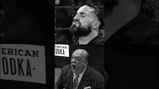 Paul Heyman reaction after Seth Rollins returns 💀 #wwe #shorts #sethrollins #eliminationchamber