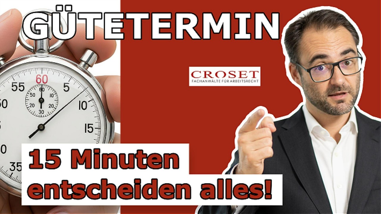 Gütetermin Arbeitsgericht: Was Sie UNBEDINGT wissen müssen #arbeitsrecht #gütetermin #arbeitsgericht