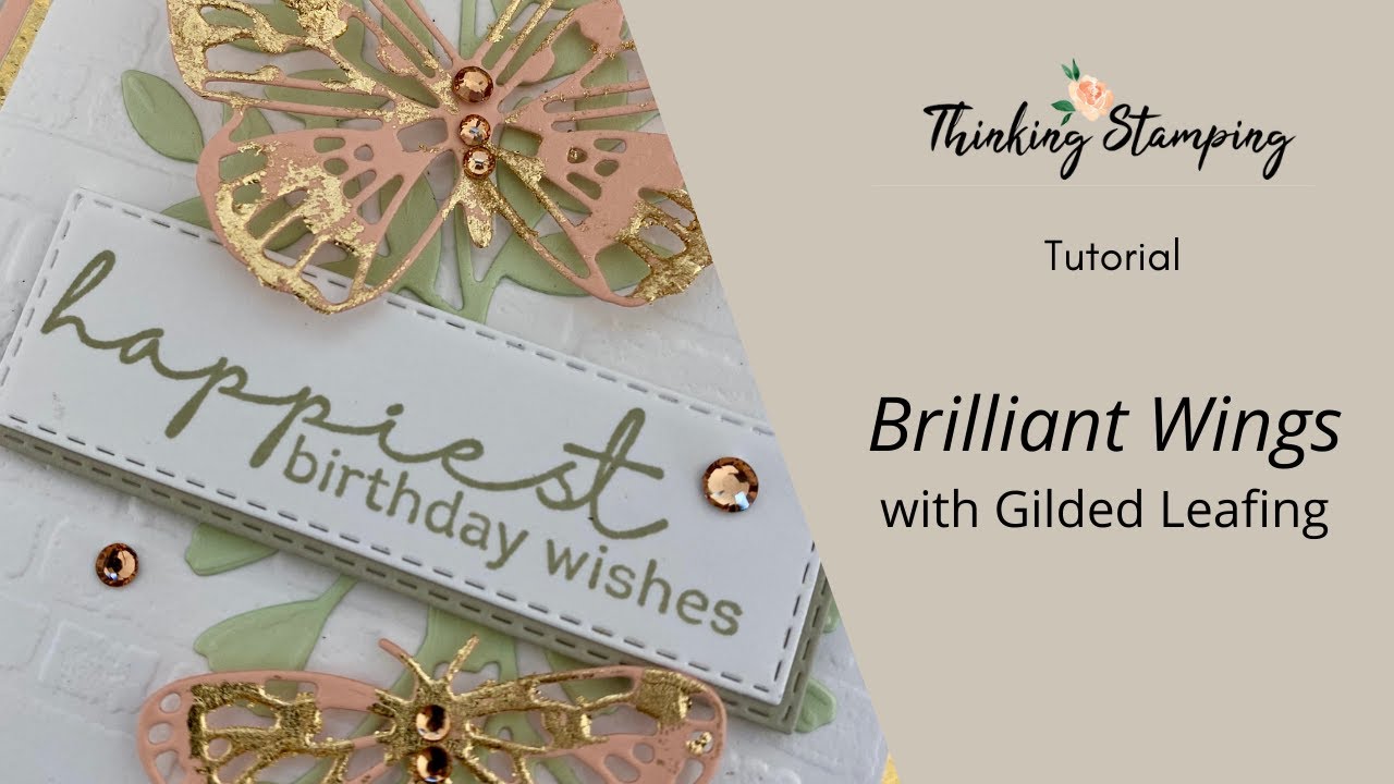 Tutorial | Brilliant Wings with Gilded Leafing   HD 1080p