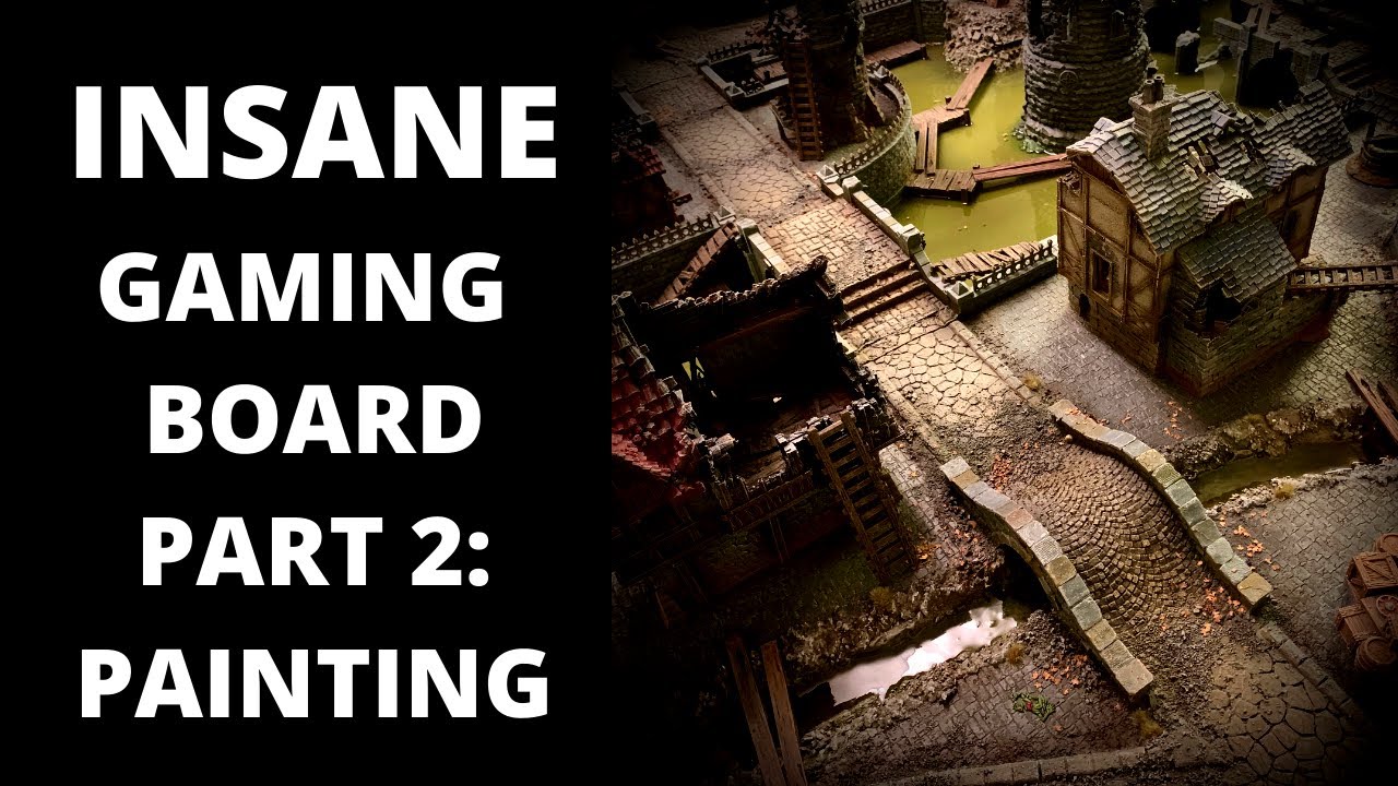 Building an EPIC modular game board for mordheim, frostgrave, DnD, Age of Sigmar. Part 2.