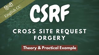 Cross Site Request Forgery | CSRF | Theory & Live Attack