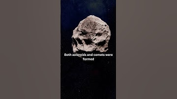 The difference between comet and asteroid ☄️ #shorts #comets