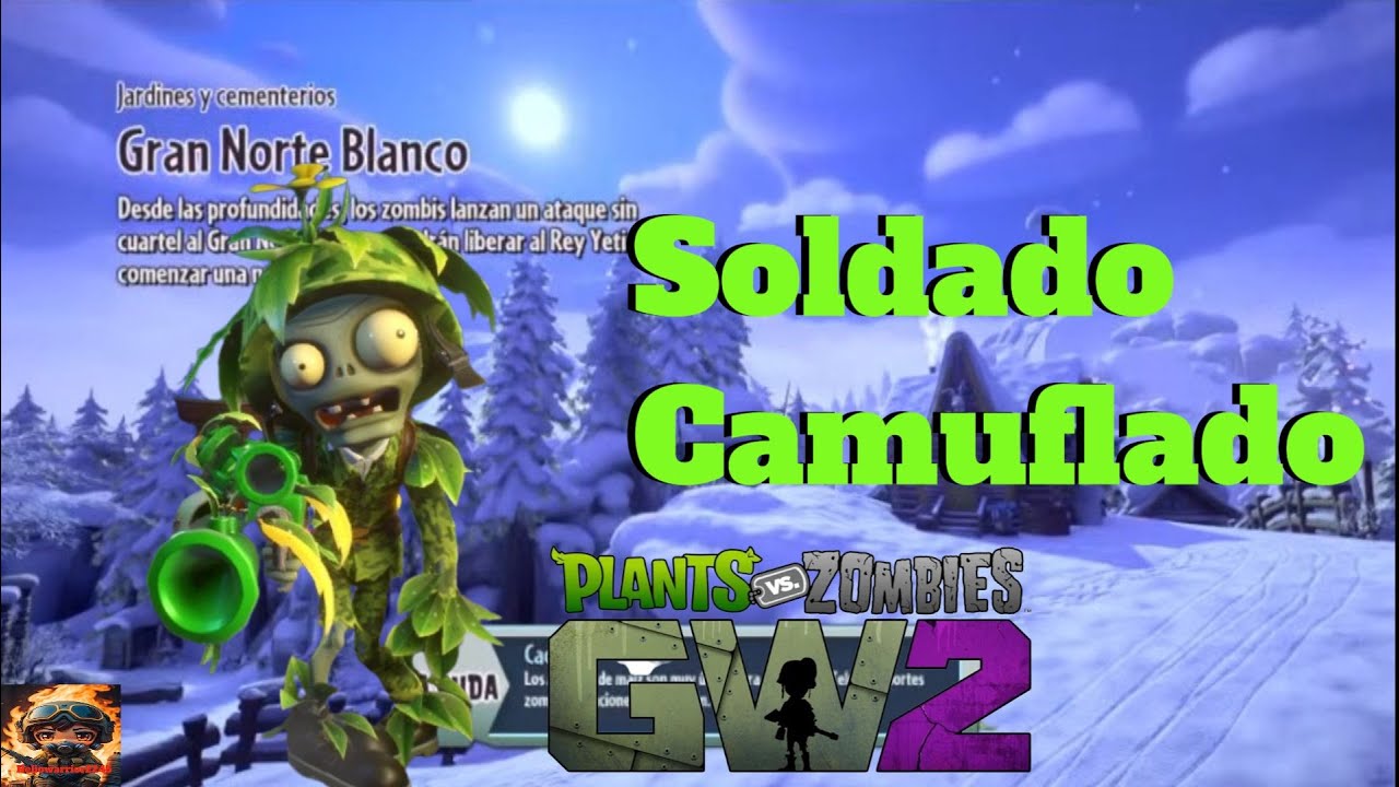 🌻Plants vs Zombies Garden Warfare 2 PC en 2024 Soldado Camuflado - YouTube