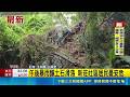 直擊午後暴雨肆虐！新莊社區後方土坡崩落險砸人居民憂安危 ｜三立新聞LIVE