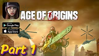Age of Origins Gameplay Walkthrough Part 1 - Establishing the Ultimate Zombie Defense (iOS, Android) screenshot 4