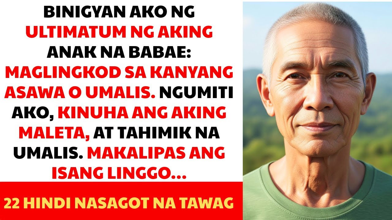 Binigyan ako ng anak ko ng ultimatum: maglingkod sa asawa niya o umalis. ako at kinuha ang maleta ko