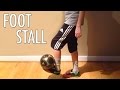 How to do a foot stall in soccer  foot stall  settle tutorial