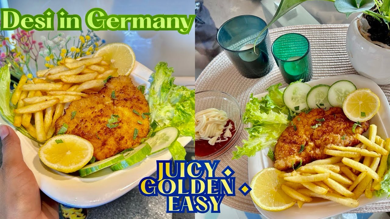 Crispy Chicken Schnitzel Recipe | German Style | Easy Dinner Idea – Desi Wife  in Germany 🇩🇪