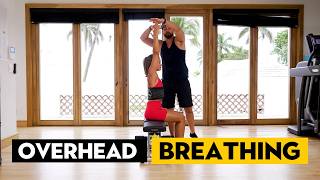 Seated Overhead Breathing (Upper Rib Cage Expansion)