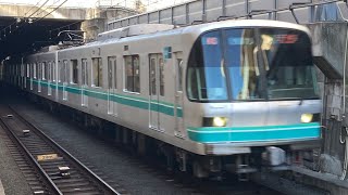 東京ﾒﾄﾛ9000系9111F 各停王子神谷行き　不動前駅到着