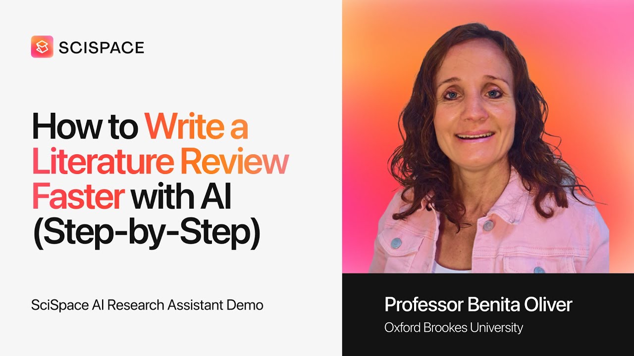 How to Write a Literature Review Faster with SciSpace AI (Step-by-Step)