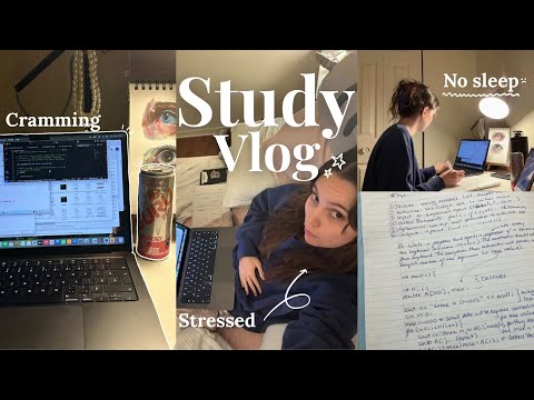 Cram For My Midterm In 2 Days Realistic Study Vlog