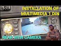 INSTALLATION OF MULTIMEDIA 1 DIN REAR VIEW CAMERA  а.С.м