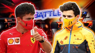 Lando Norris & Charles Leclerc Plays F1 Virtual for First Time 