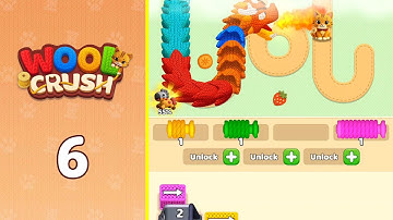 Wool Crush: Yarn Color Sort Level 6 Solution Walkthrough