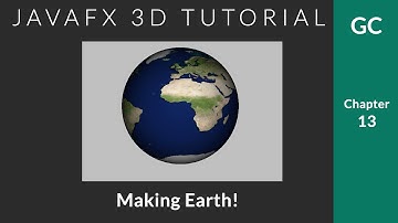 JavaFX 3D Tutorial #13 - Earth Simulation - Preparing the Earth