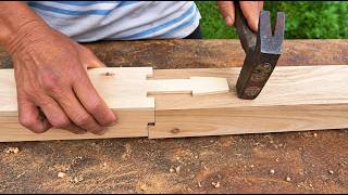 Japanese Carpenter's Hidden Joinery Techniques Revealed-Solid Wood Joints Without Screws