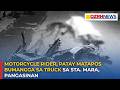 Motorcycle rider, patay matapos bumangga sa truck sa Sta. Maria, Pangasinan