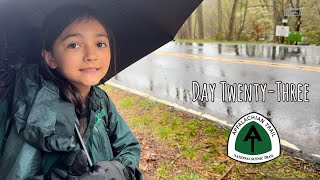 Day 23 | Appalachian Trail Thru Hike 2024 | Singing in the rain…until we weren’t. #appalachiantrail