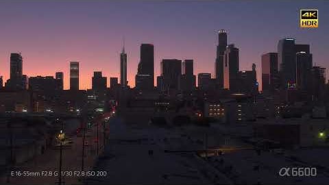 4K HDR (HLG) sample video | Alpha 6600 l Sony | α