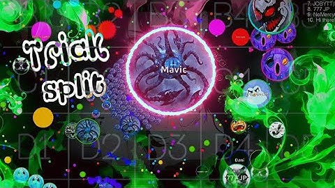 Blob.io best moments in crazy mode #1 / INSANE TRICKS & POP SPLIT / SA SERVER