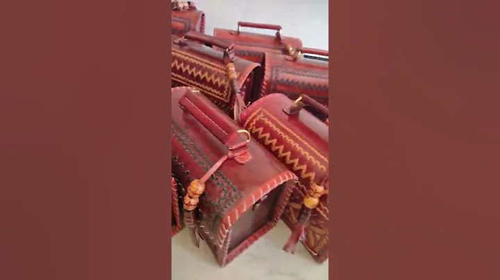 Kutch leather bag